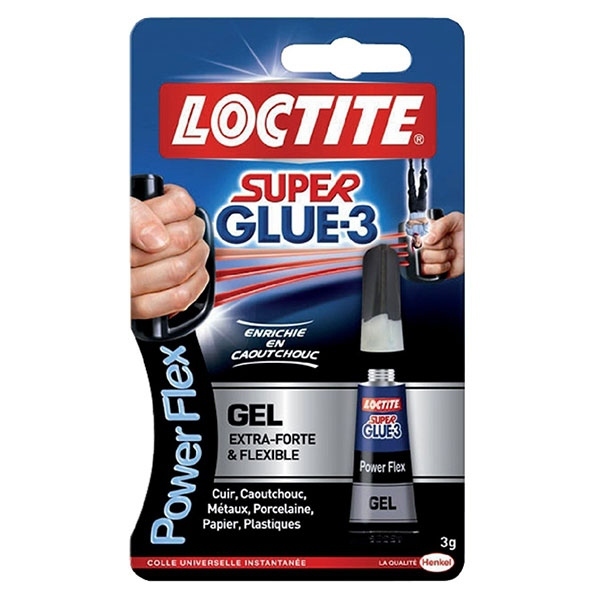 Loctite Super Glue-3 Spécial plastiques, colle forte pour tout