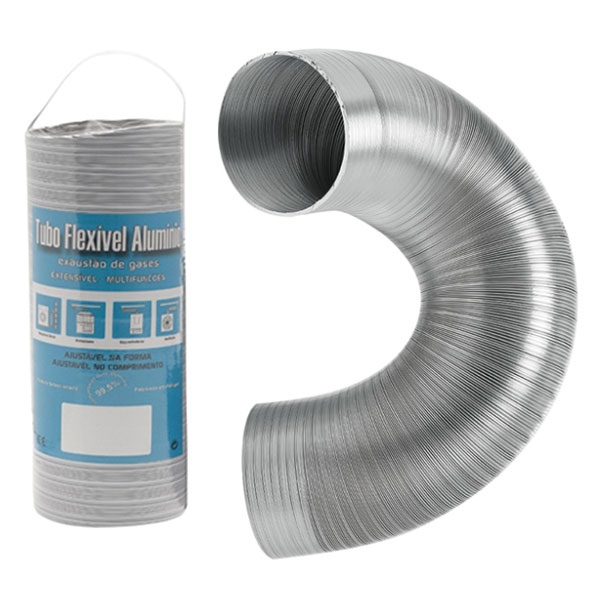 Tube flexible en PVC et aluminium pour système de ventilation